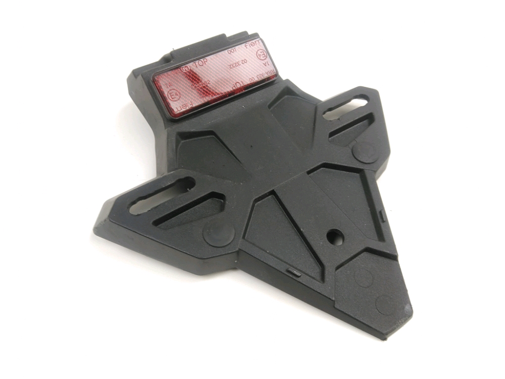 Support de plaque et eclairage