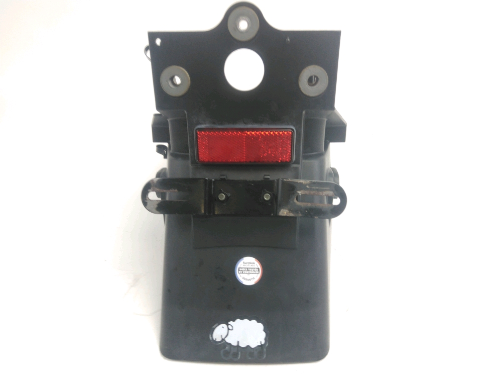 Support de plaque et eclairage