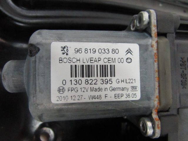 Lève-vitre électrique arrière gauche