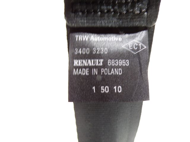 Ceinture arrière droite
