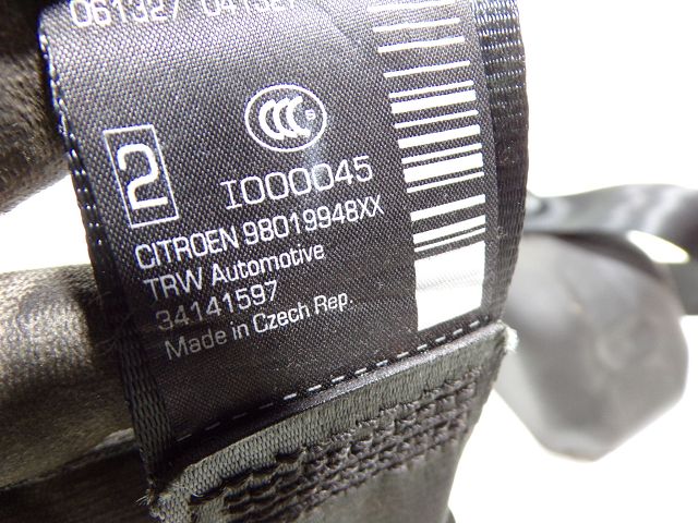 Ceinture arrière gauche