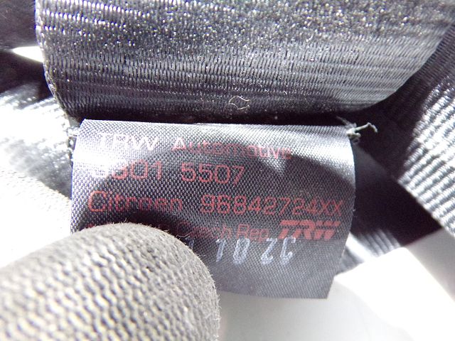 Ceinture arrière gauche