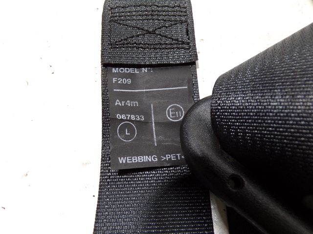 Ceinture arrière gauche