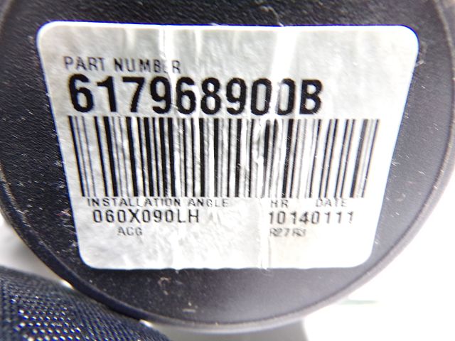 Ceinture arrière gauche