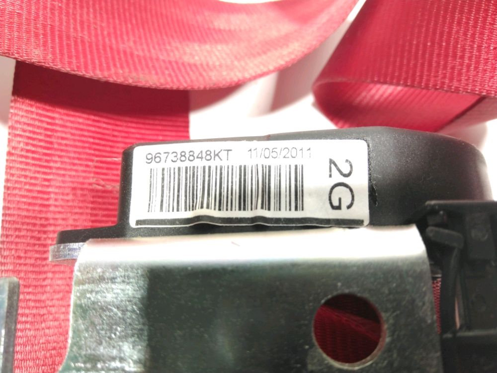 Ceinture arrière gauche