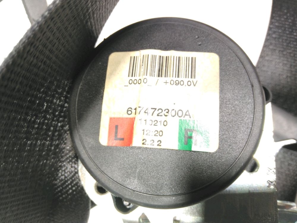 Ceinture arrière gauche