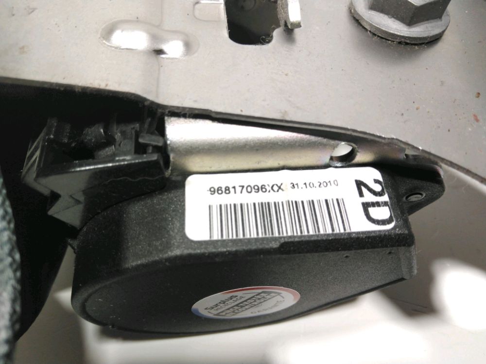 Ceinture arrière droite