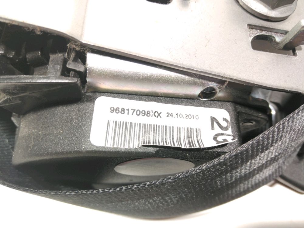 Ceinture arrière gauche