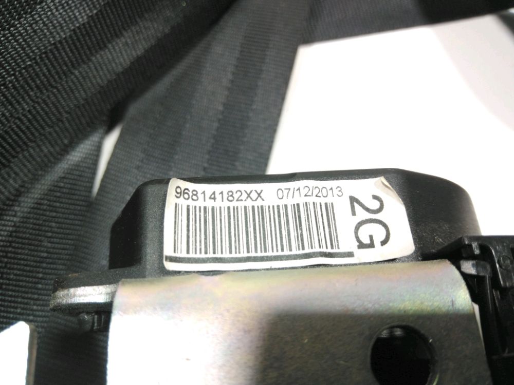 Ceinture arrière gauche