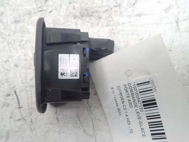 Commande lève-vitre arrière droit