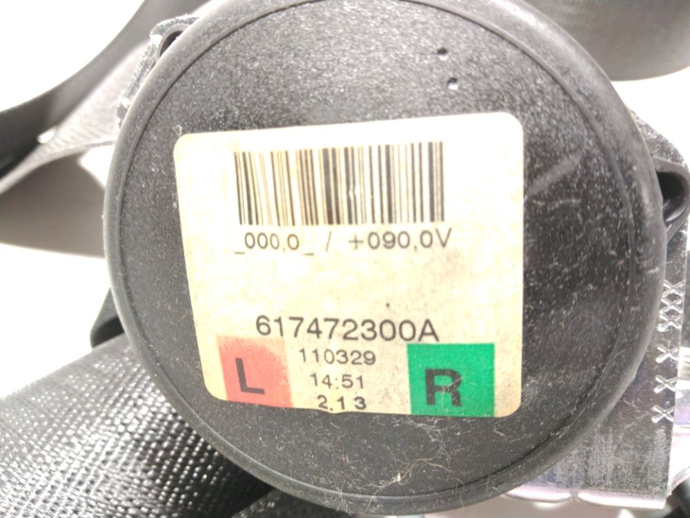 Ceinture arrière gauche