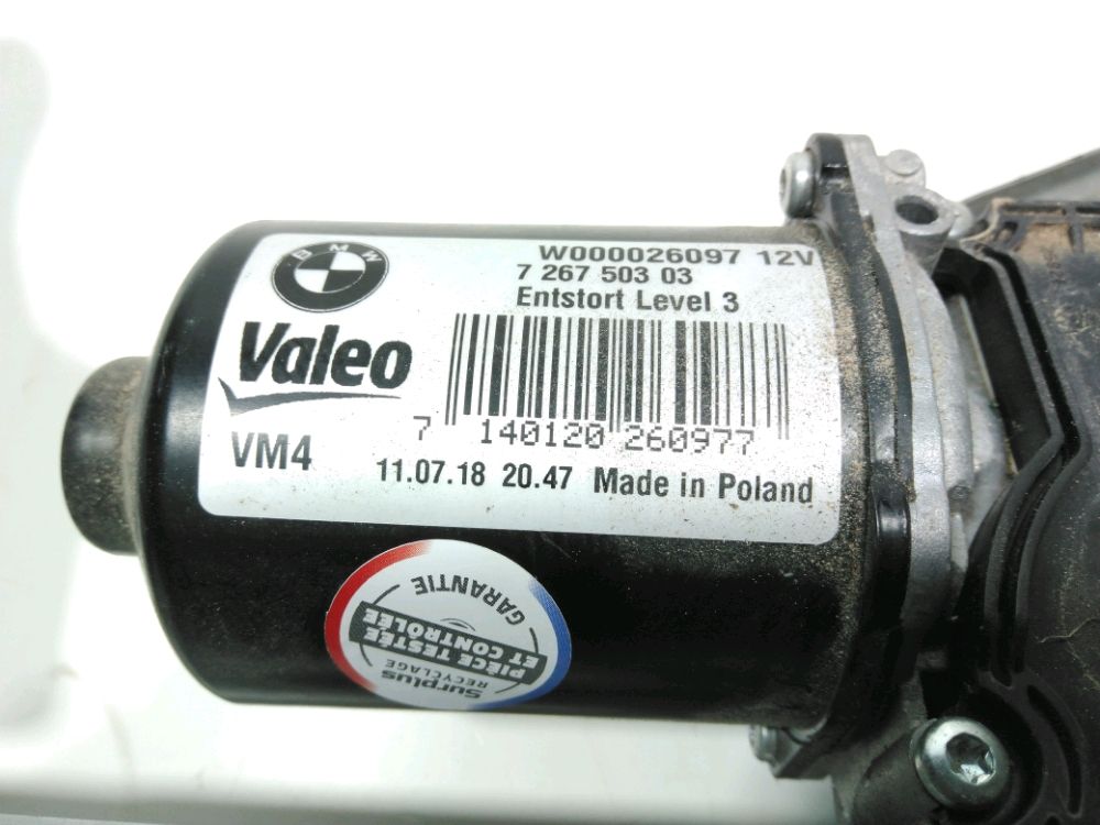 Mécanisme + moteur d'essuie glace avant