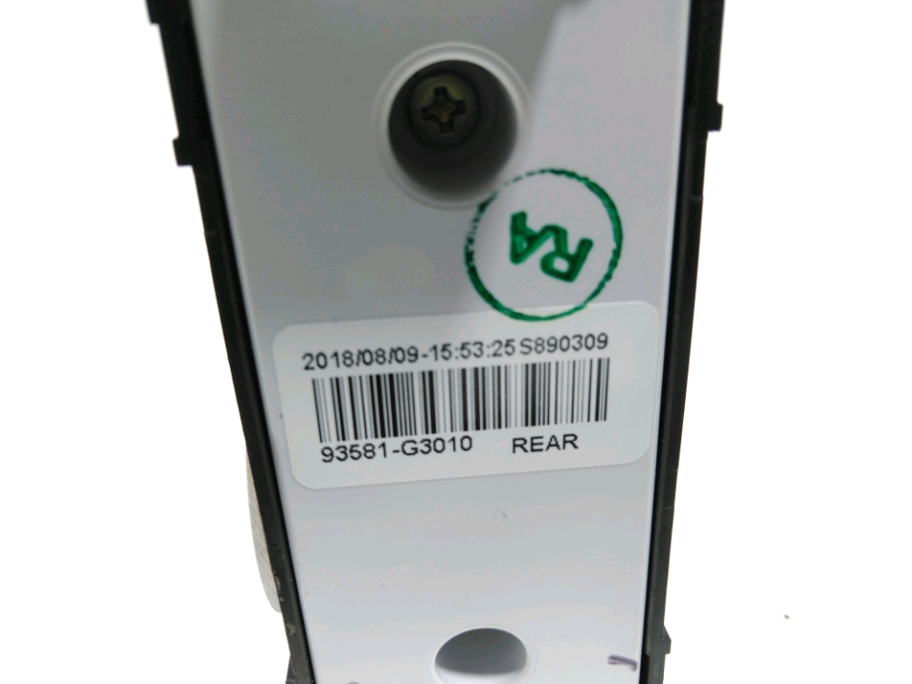 Commande lève-vitre arrière droit