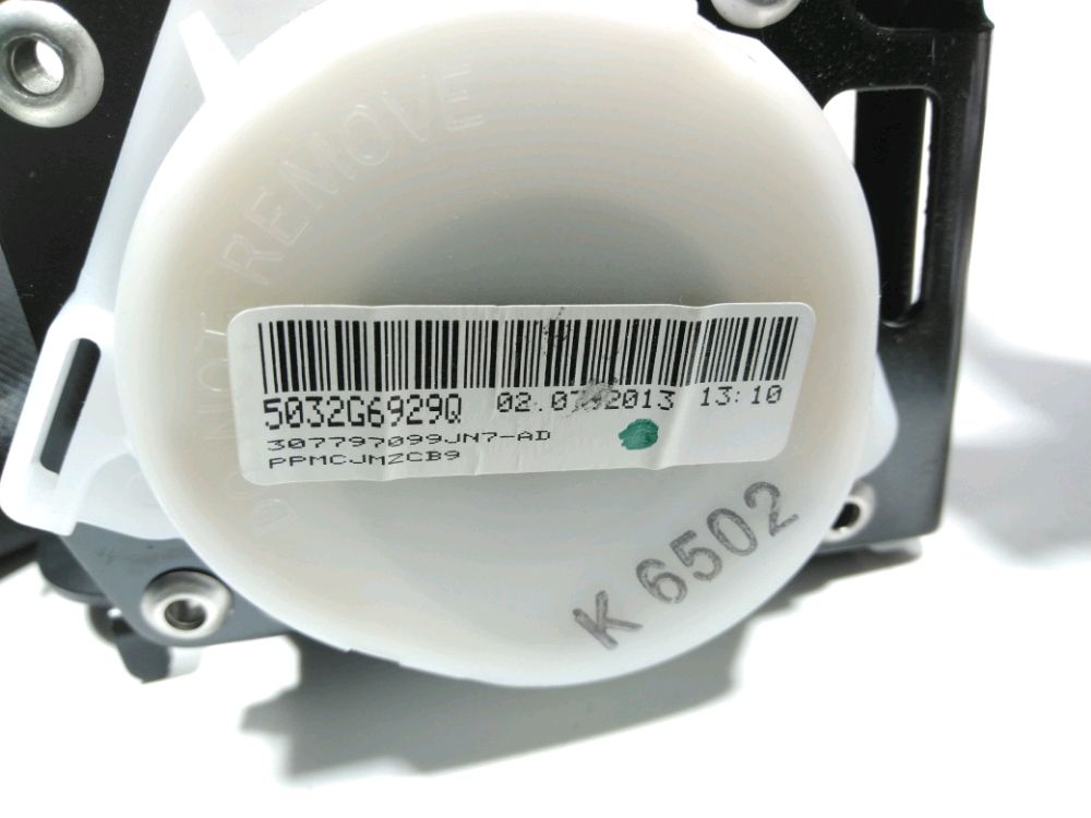 Ceinture arrière gauche