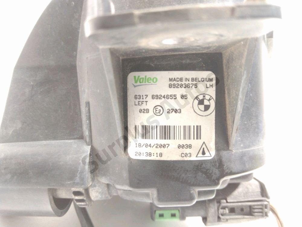 Antibrouillard avant gauche