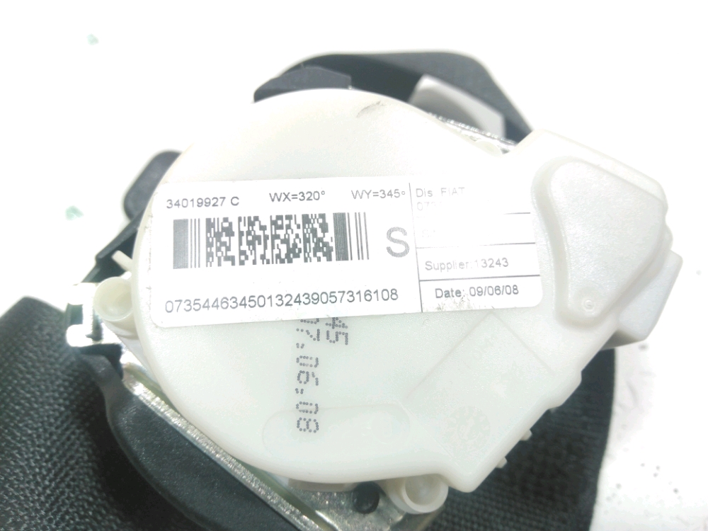 Ceinture arrière gauche