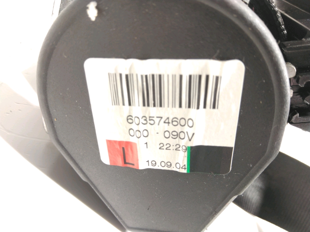 Ceinture arrière gauche