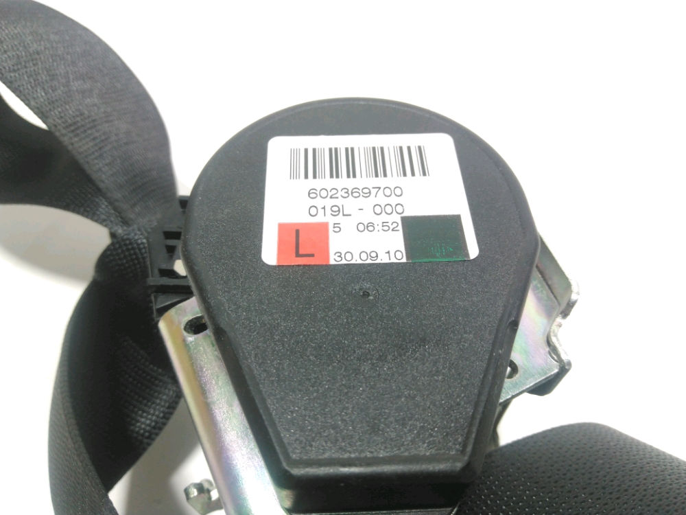 Ceinture arrière gauche