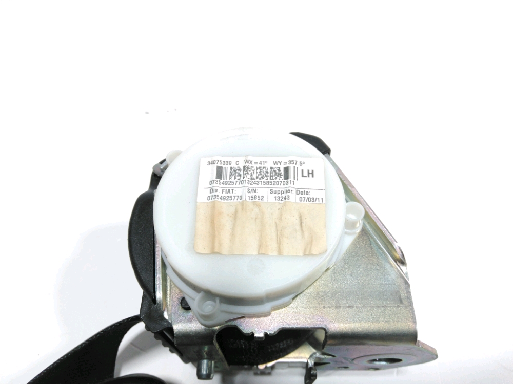Ceinture arrière gauche