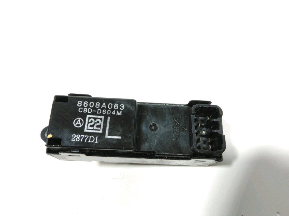 Commande lève-vitre arrière gauche