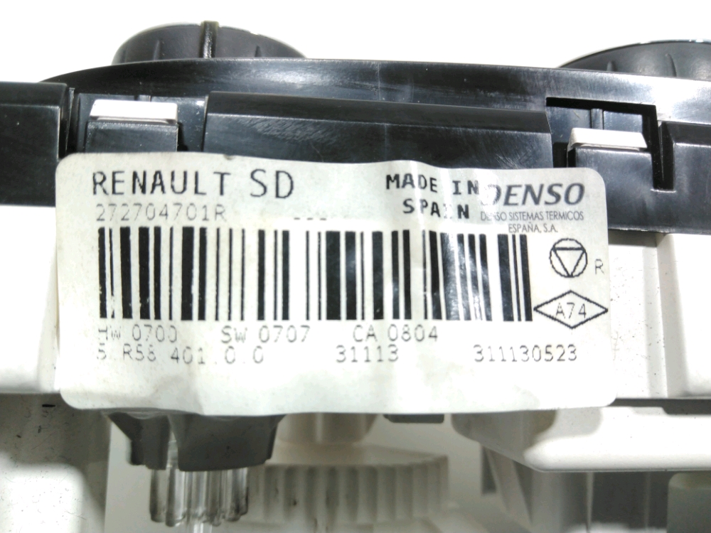 Commande de chauffage