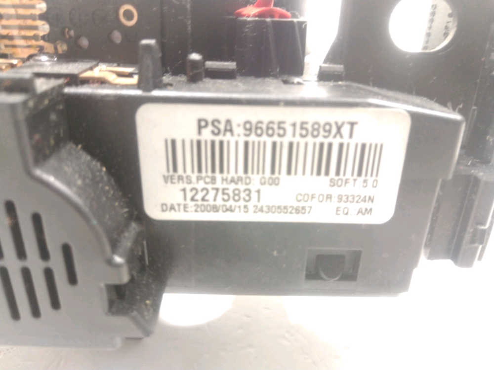 COMMANDE SOUS-VOLANT