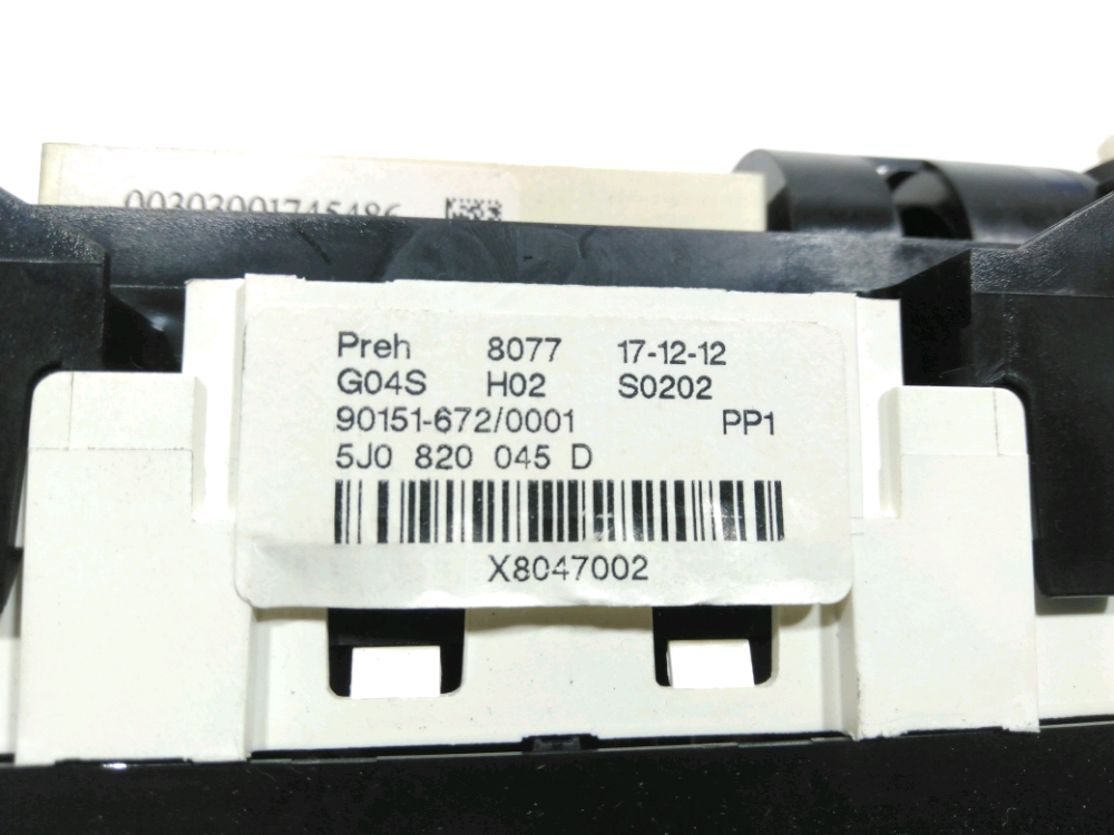 Commande de chauffage