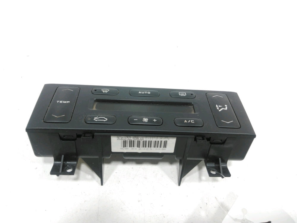 Commande de chauffage