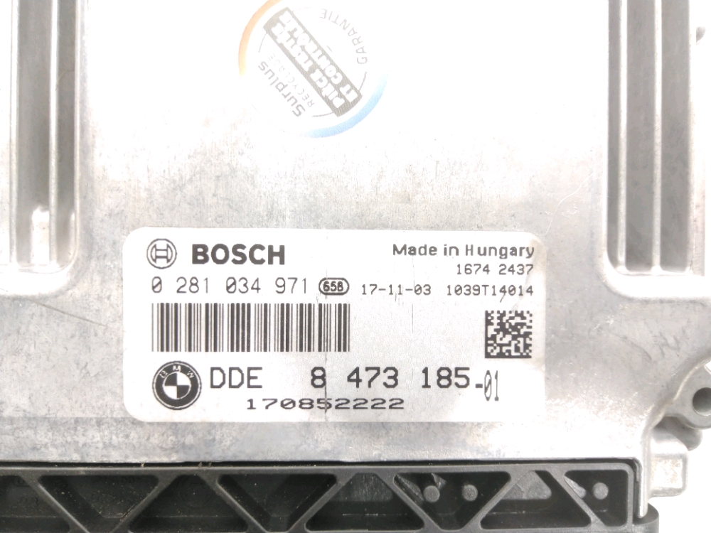 Calculateur moteur