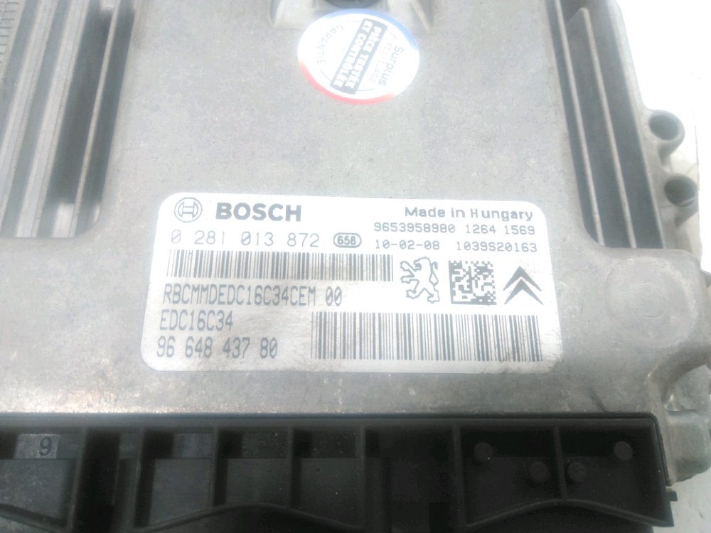 Calculateur moteur