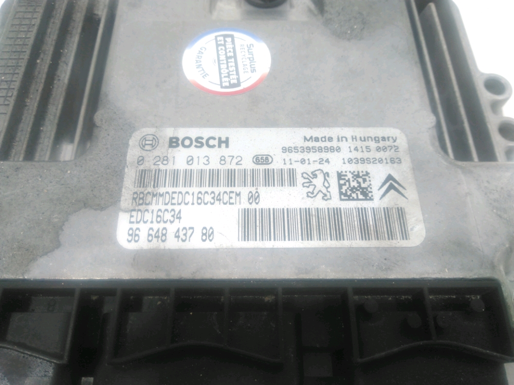 Calculateur moteur
