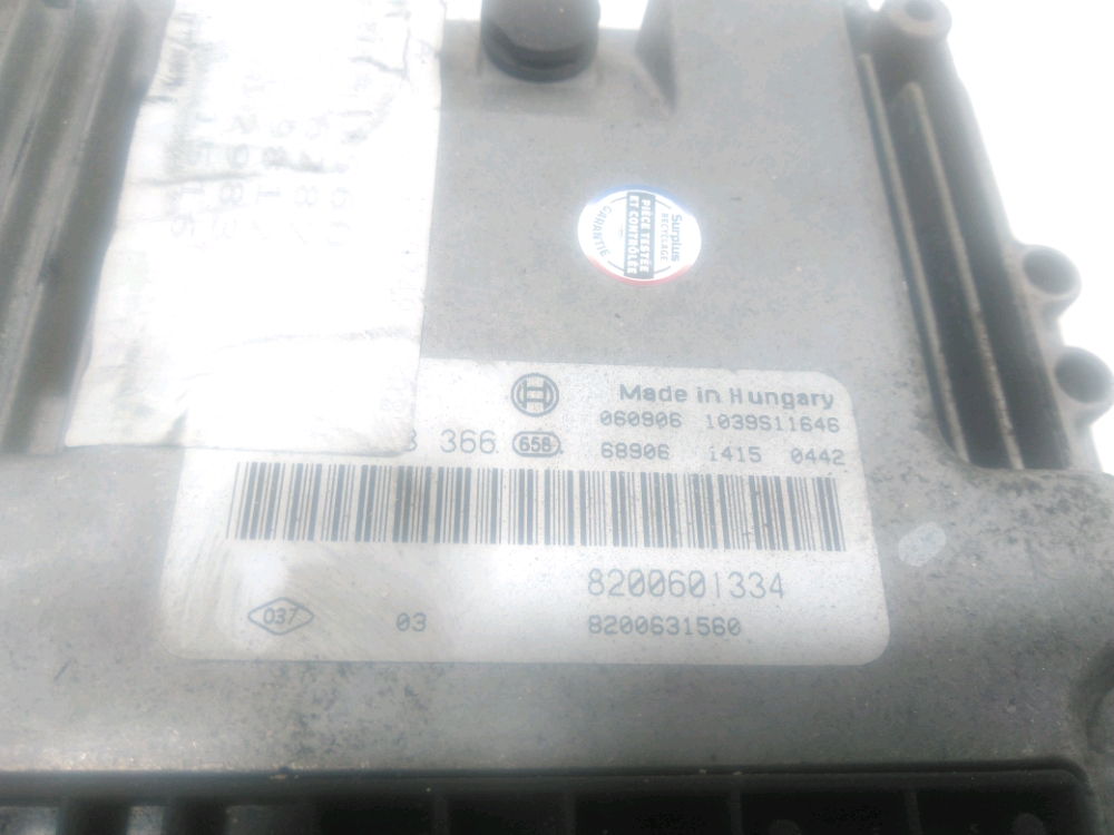 Calculateur moteur