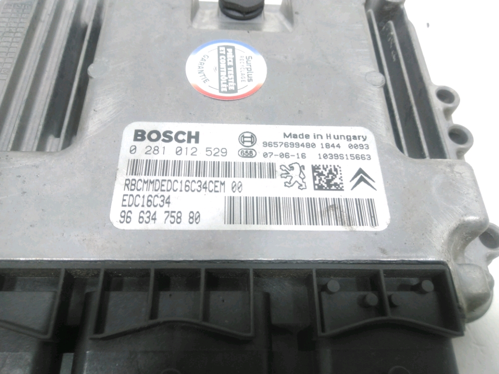 Calculateur moteur