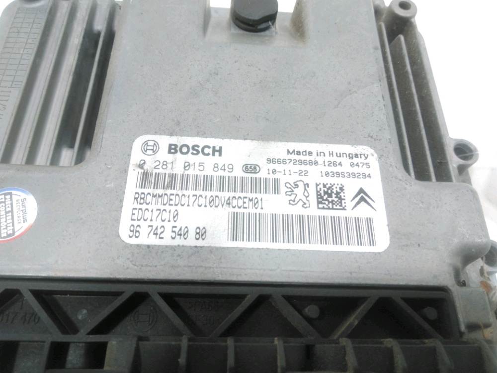 Calculateur moteur