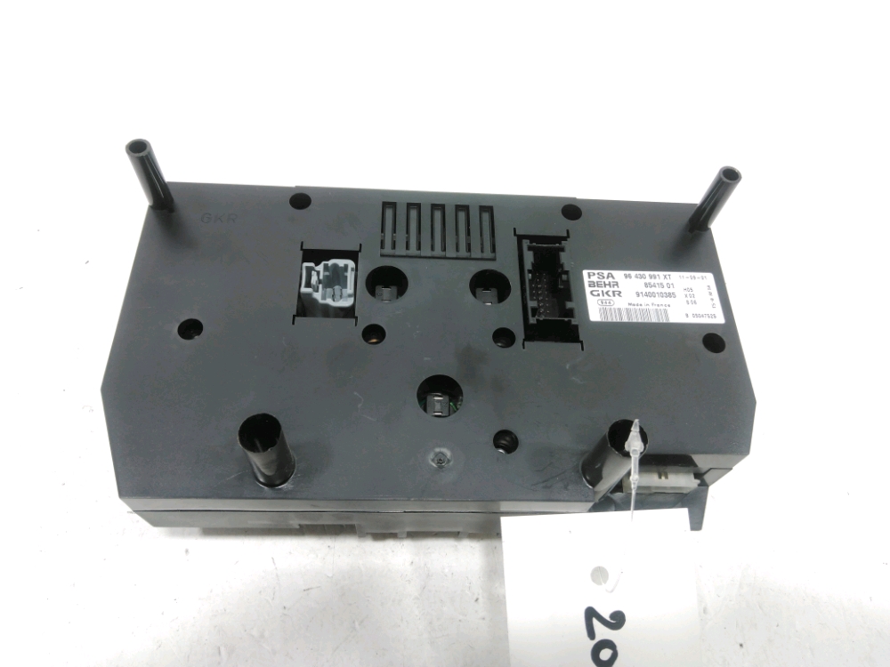 Commande de chauffage