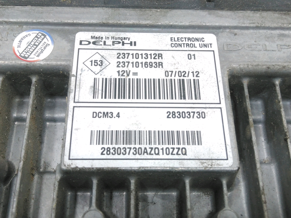 Calculateur moteur
