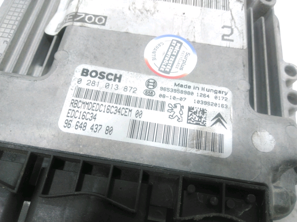 Calculateur moteur