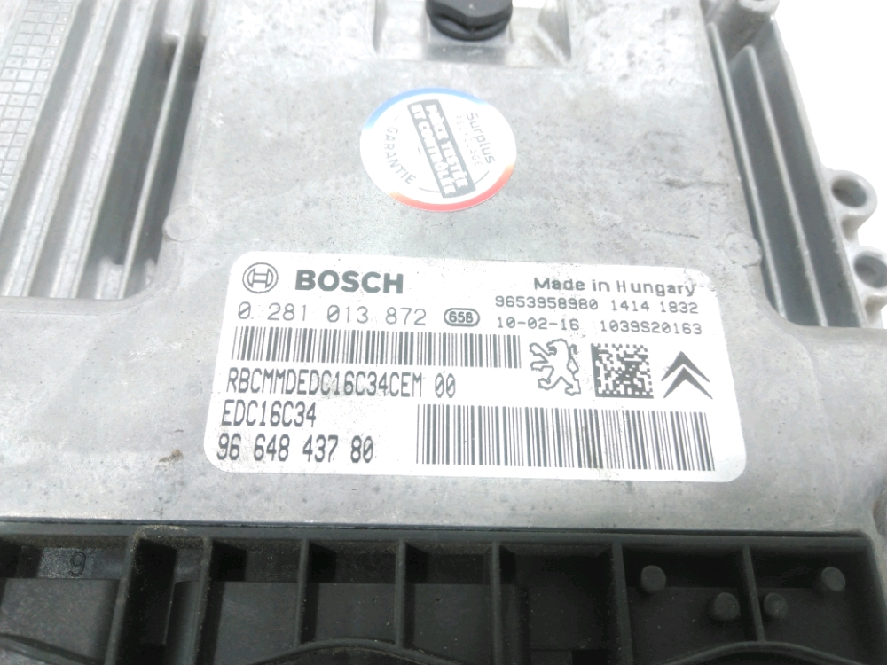 Calculateur moteur