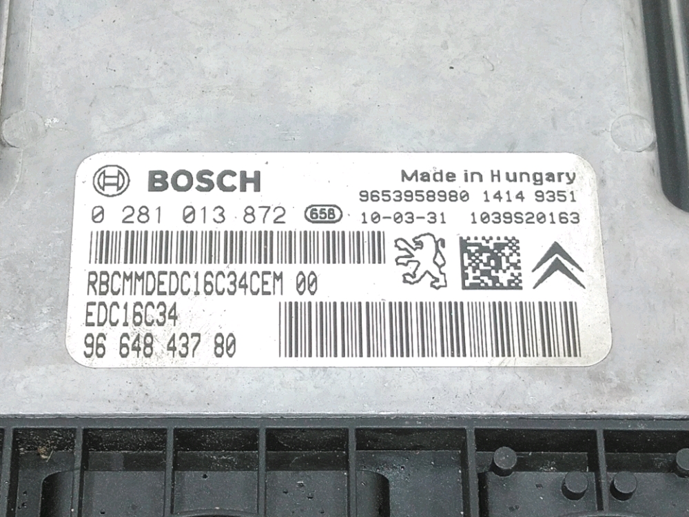Calculateur moteur