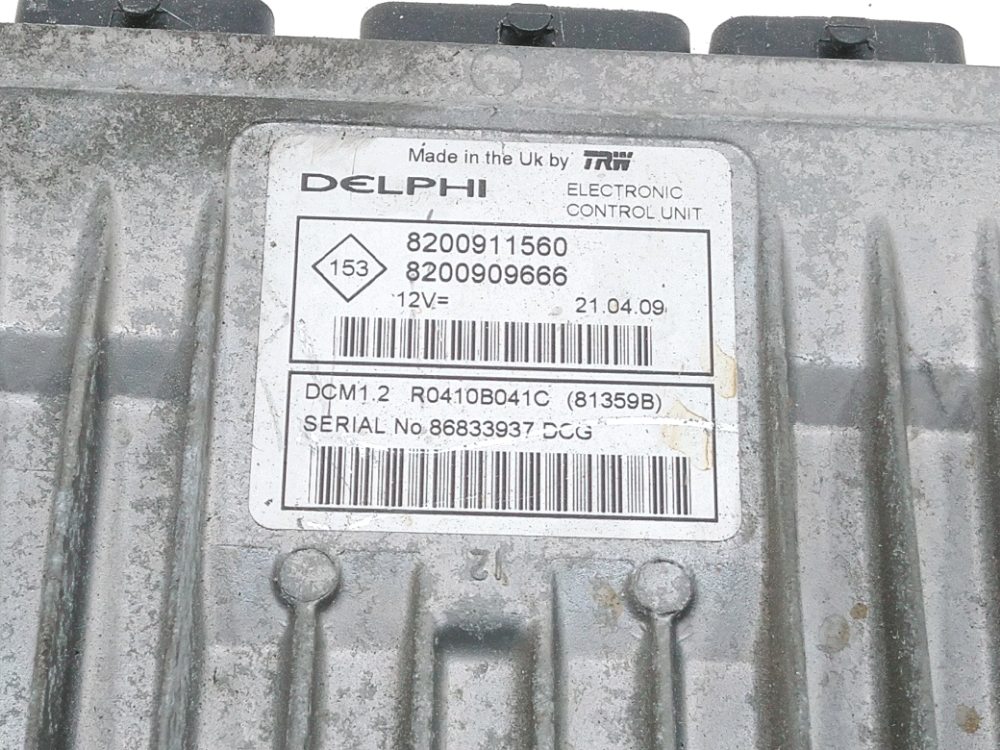 Calculateur moteur