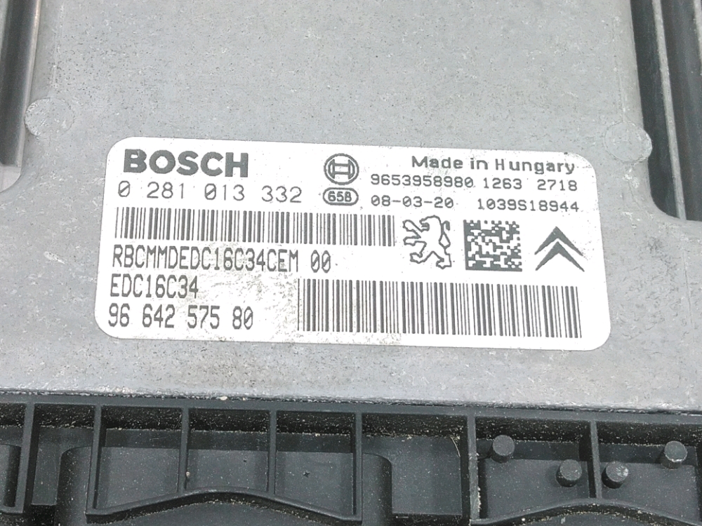 Calculateur moteur