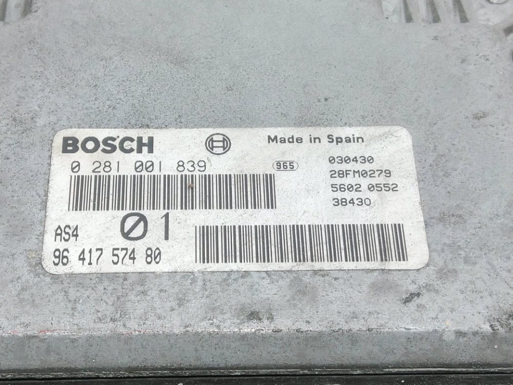 Calculateur moteur