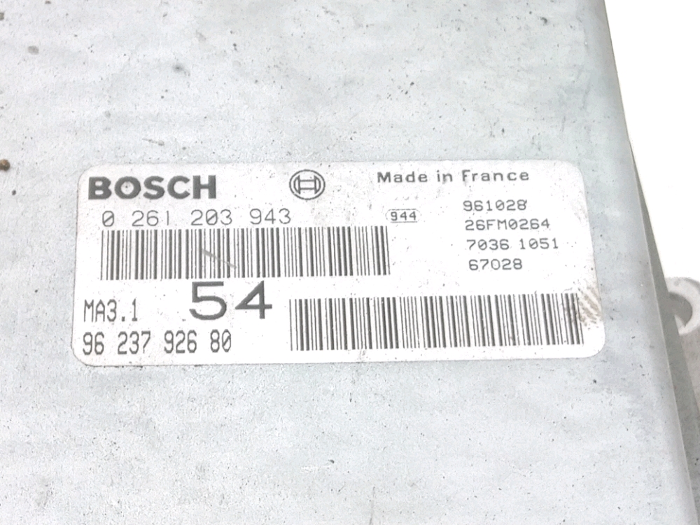 Calculateur moteur