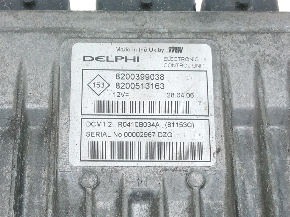 Calculateur moteur