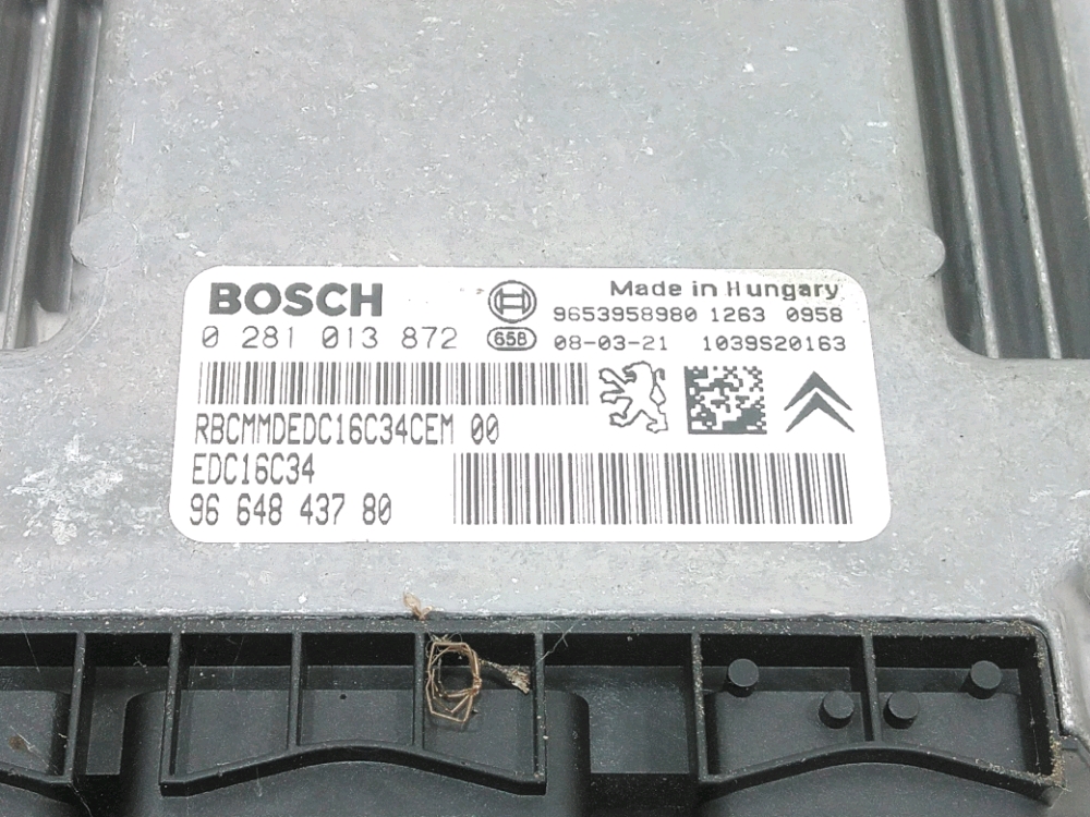 Calculateur moteur