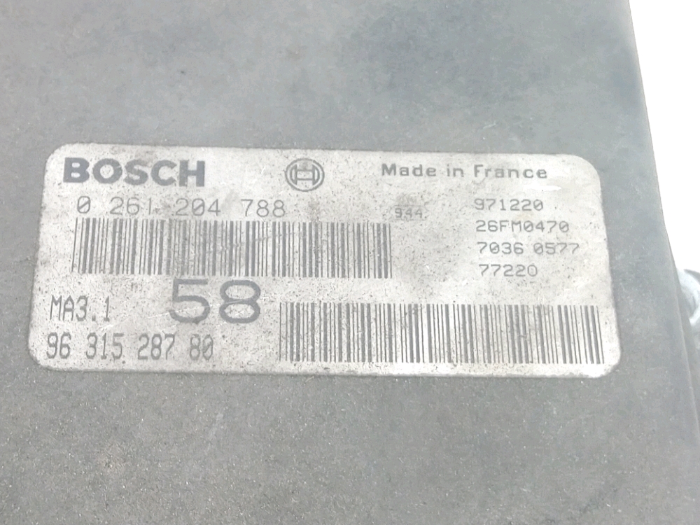 Calculateur moteur
