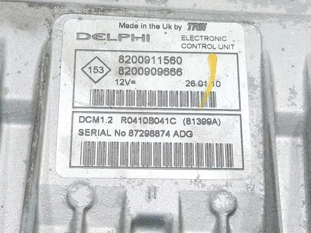 Calculateur moteur