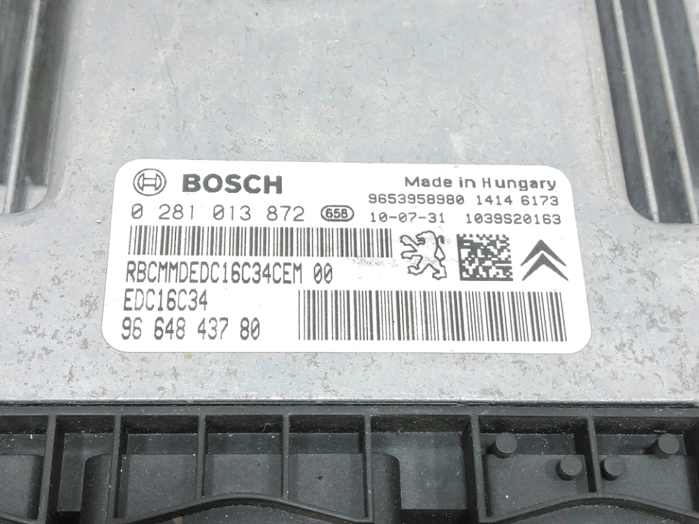Calculateur moteur