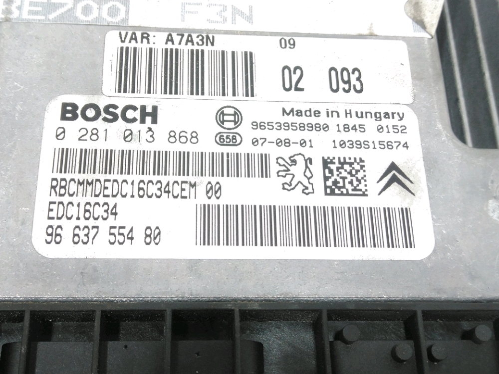 Calculateur moteur