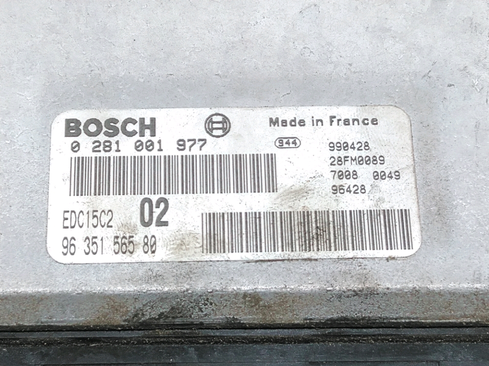 Calculateur moteur